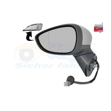 Rétroviseur éléctrique complet gauche