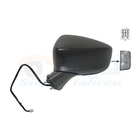 Rétroviseur éléctrique complet gauche