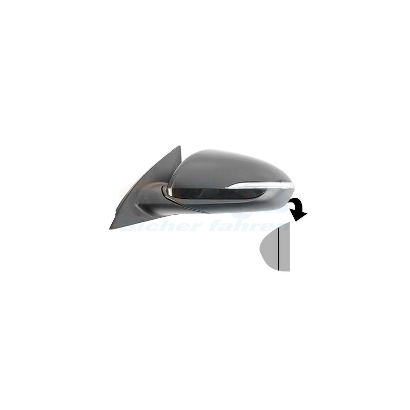 Rétroviseur éléctrique complet gauche