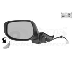 Rétroviseur éléctrique complet gauche