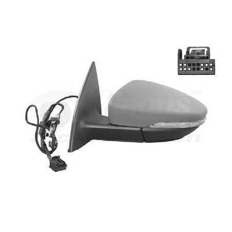 Rétroviseur éléctrique complet gauche