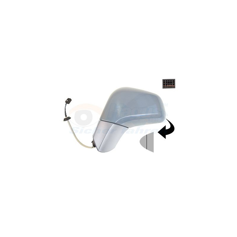 Rétroviseur éléctrique complet gauche