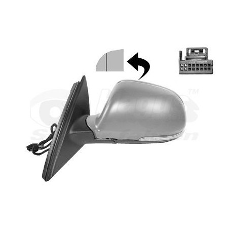 Rétroviseur éléctrique complet gauche