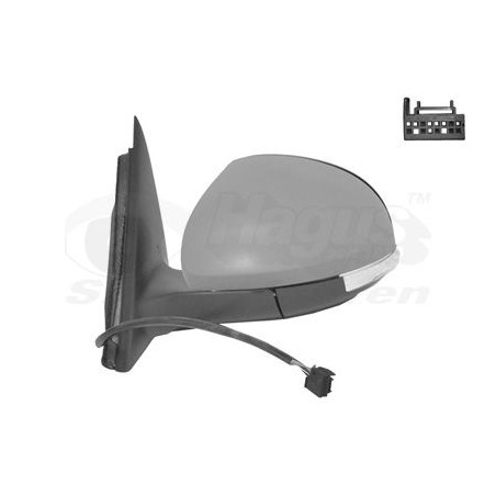 Rétroviseur éléctrique complet gauche