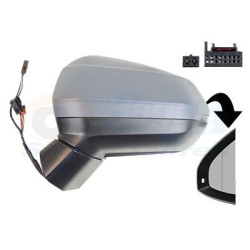 Rétroviseur éléctrique complet gauche