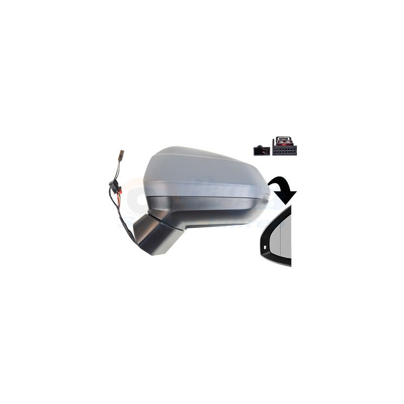 Rétroviseur éléctrique complet gauche