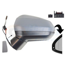 Rétroviseur éléctrique complet gauche