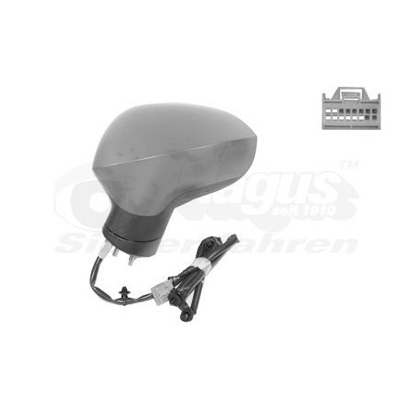 Rétroviseur éléctrique complet gauche