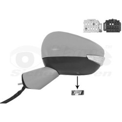 Rétroviseur éléctrique complet gauche