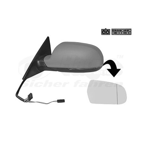 Rétroviseur éléctrique complet gauche