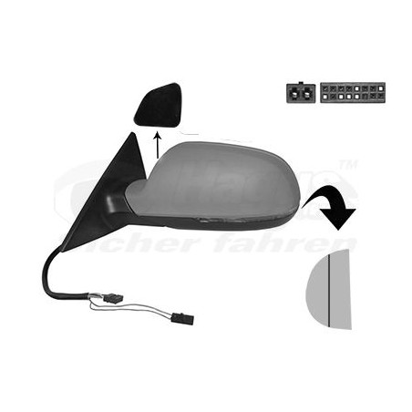 Rétroviseur éléctrique complet gauche