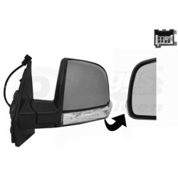 Rétroviseur éléctrique complet gauche