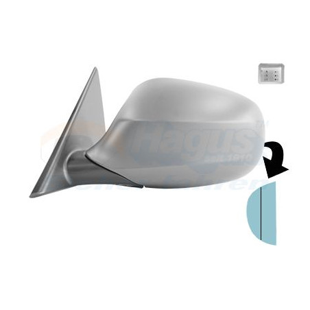 Rétroviseur éléctrique complet gauche