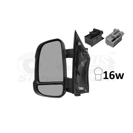 Rétroviseur éléctrique complet gauche