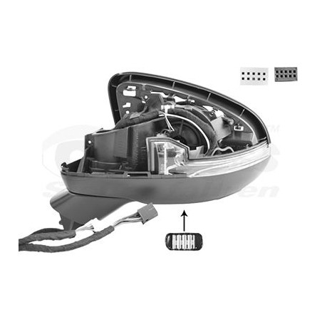 Rétroviseur extérieur gauche