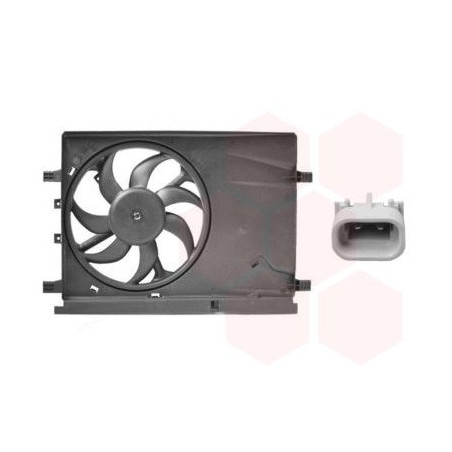 Cadre + hélice + moteur ventilateur