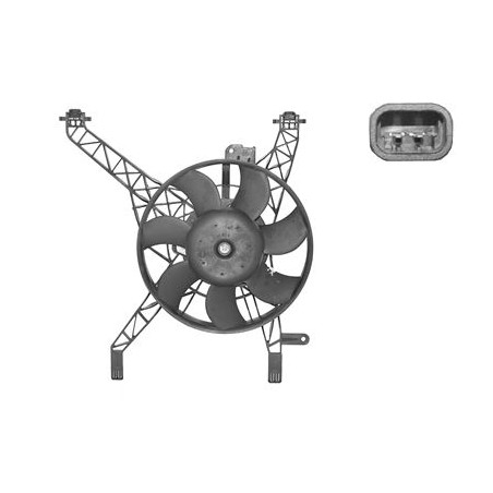 Cadre + hélice + moteur ventilateur