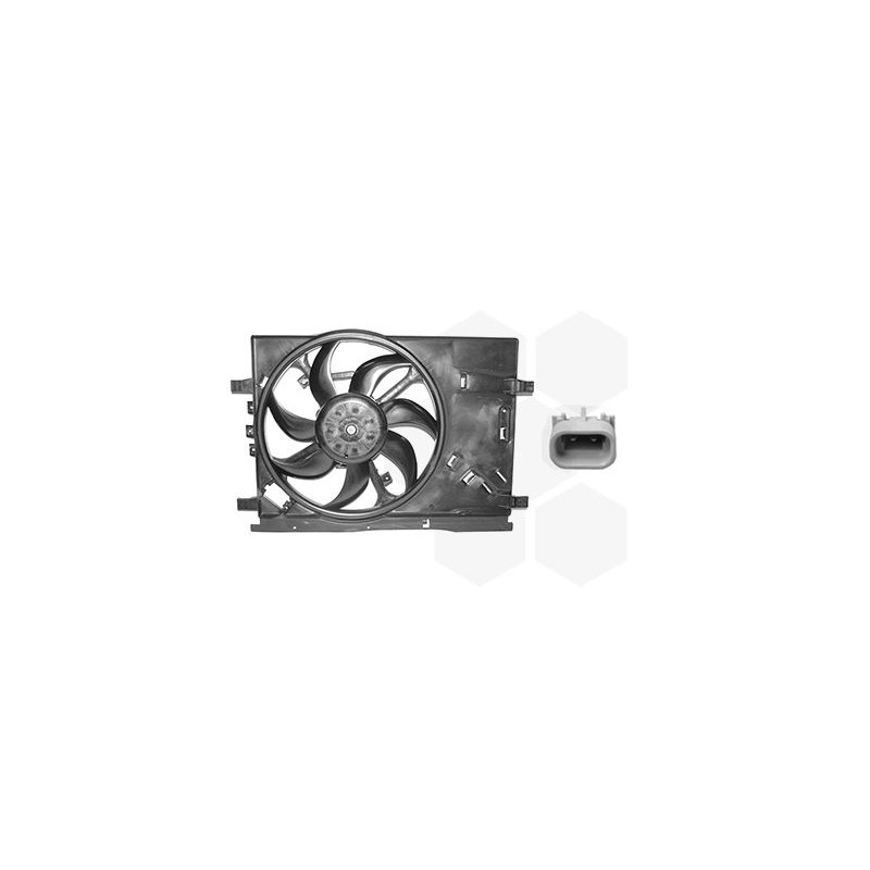 Cadre + hélice + moteur ventilateur