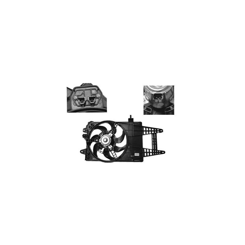 Cadre + hélice + moteur ventilateur