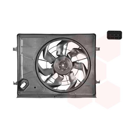Cadre + hélice + moteur ventilateur
