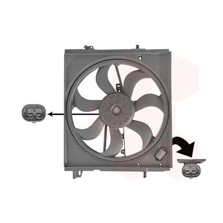 Cadre + hélice + moteur ventilateur