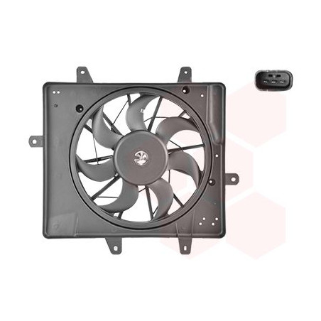 Cadre + hélice + moteur ventilateur