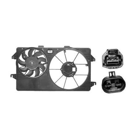 Cadre + hélice + moteur ventilateur