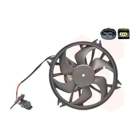 Cadre + hélice + moteur ventilateur