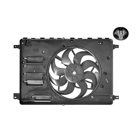 Cadre + hélice + moteur ventilateur