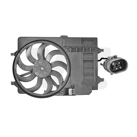 Cadre + hélice + moteur ventilateur