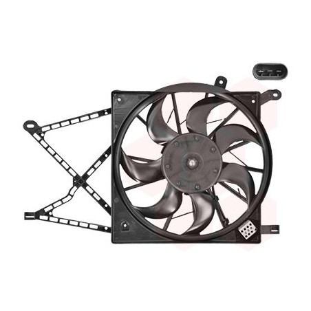 Cadre + hélice + moteur ventilateur