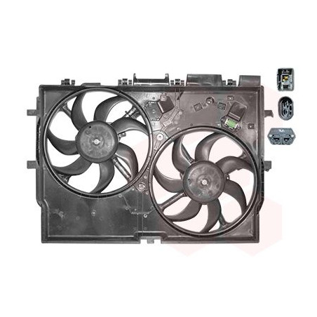 Cadre + ventilateur double