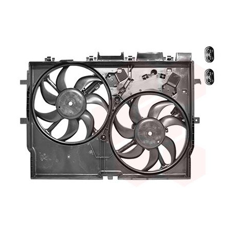 Cadre + ventilateur double