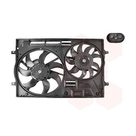 Cadre   ventilateur double 19 