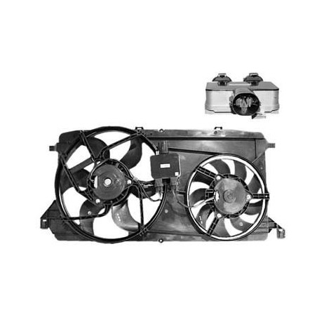 Cadre + ventilateur double