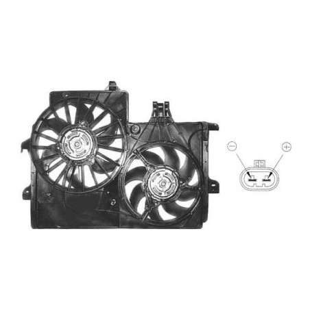 Hélice +moteur(derrière le radiateur extracteur)