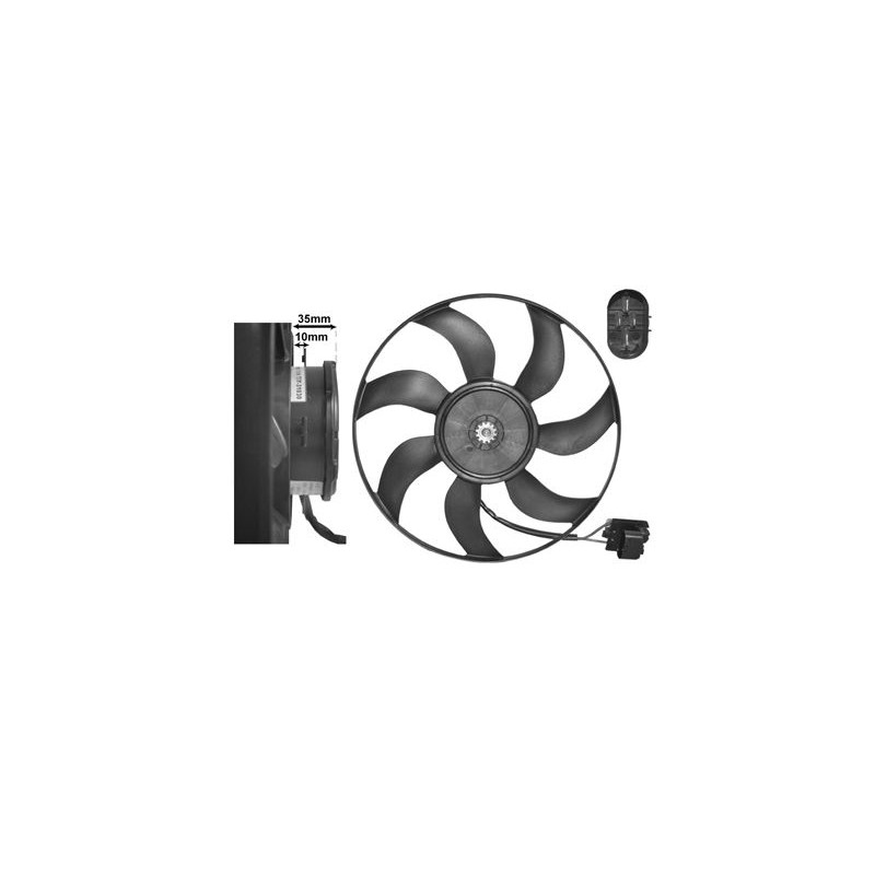 Moteur + hélice ventilateur