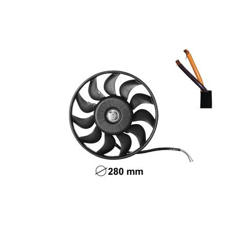 Moteur + hélice ventilateur